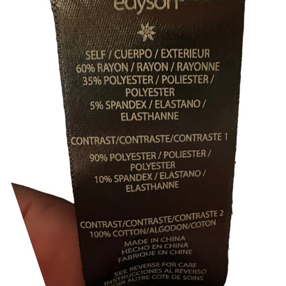 Edyson Blue Suede Jacket Overlay – Soft Faux Suede, Size Medium - Picture 9 of 11